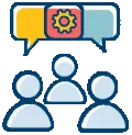Trainings Icon: Wissen anwenden und umsetzen Trainings Icon: Wissen anwenden und umsetzen